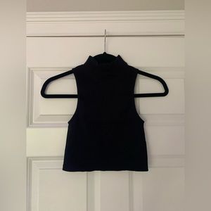 Cropped turtle neck Zara tank top size XS